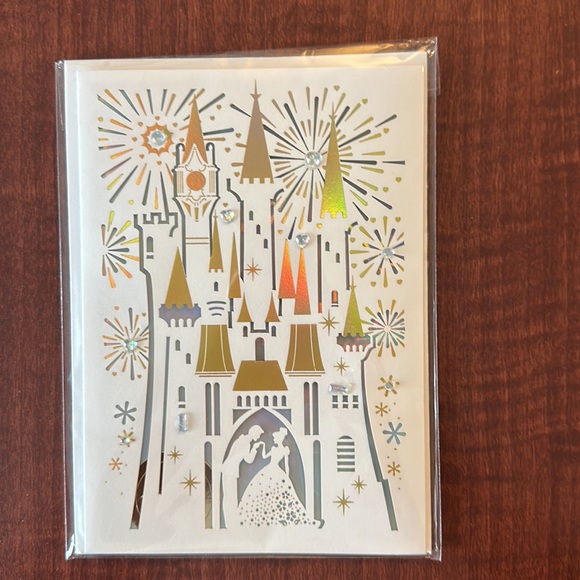 Papyrus Disney’s Cinderella’s Castle & Cinderella’s Carriage Wedding Cards - Picture 3 of 6
